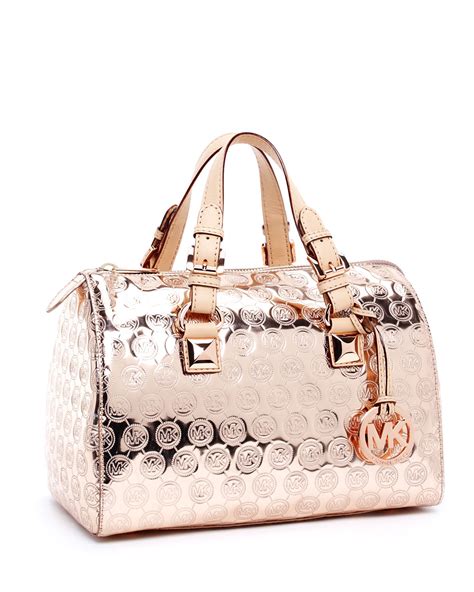 michael kors henkeltasche rosa gold|Michael Kors Rose Gold Outlet Styles.